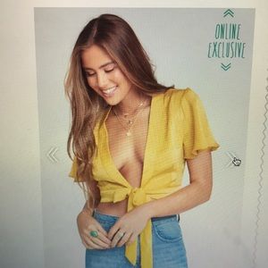 Show Me Your MuMu Arie Tie Top